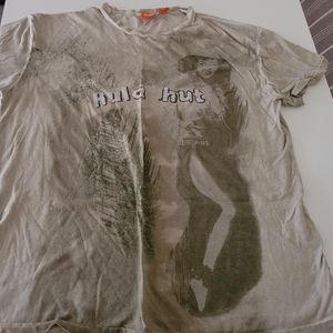 Vintage Hugo Boss, Boss Orange Graphic Tee Pin-Up Hula Girl Hula Hut